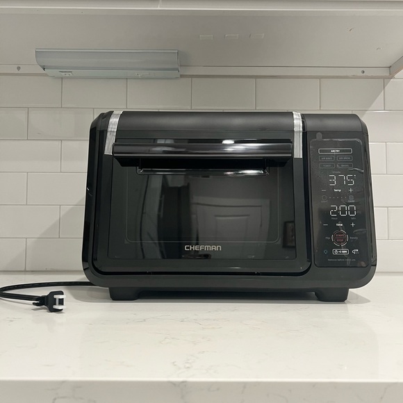 Chefman Black Air Fryer Toaster Oven